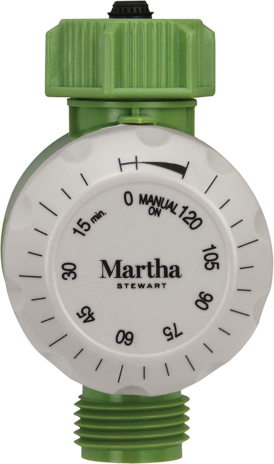 Martha Stewart High Flow Mechanical Water Timer for up to 2 Hours of Watering