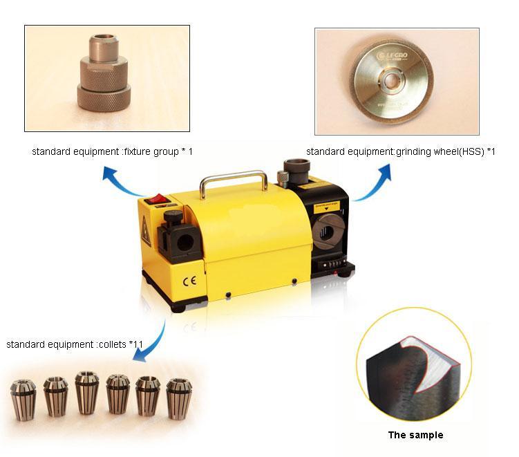 MR-13A Drill Bits Grinder Grinding Machine 2-13 mm 100-135 Angle+ free dsefdd