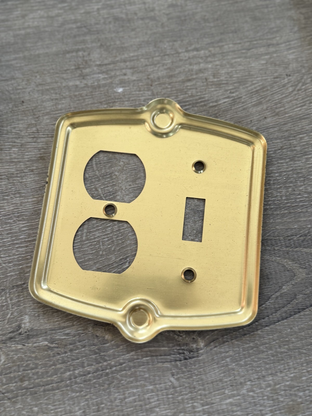 Jamestown Golden Light Switch Covers Vintage