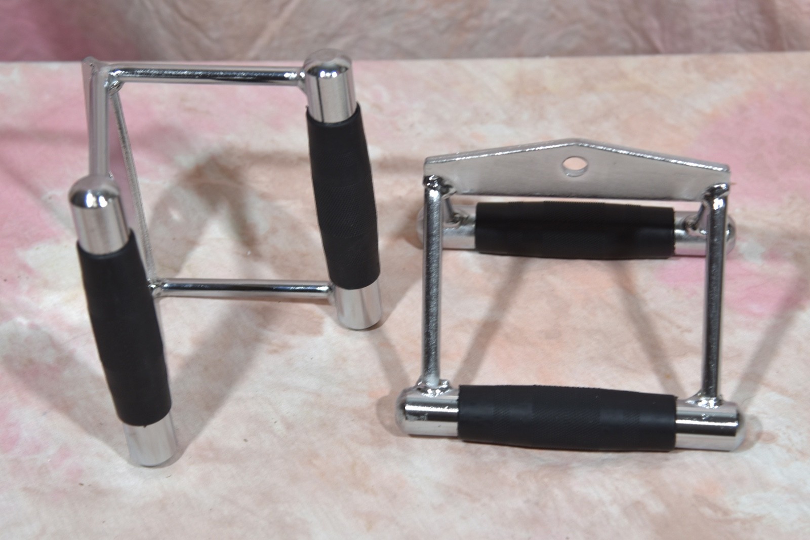 2-Double D Row Handle Cable Attachment for Weight Workout Home Gym