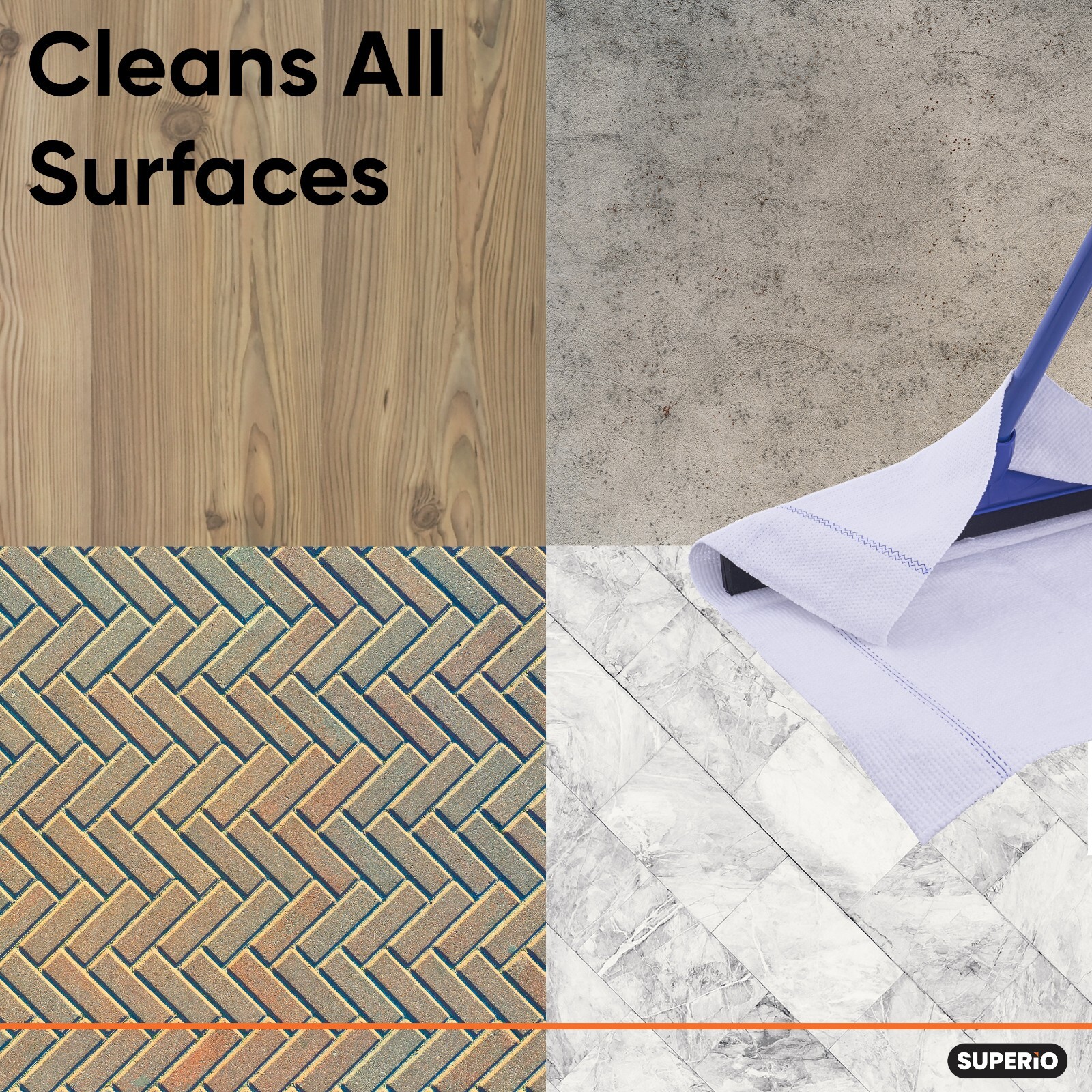 3 pack cloths for squeegee mop