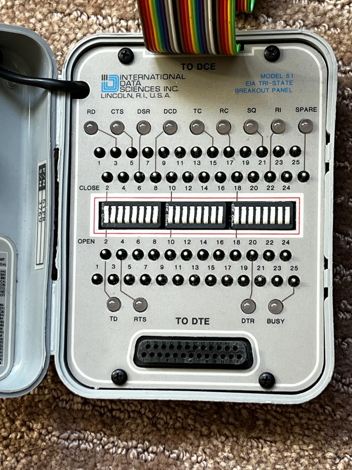 IDS MODEL 61 TRI-STATE BREAKOUT BOX