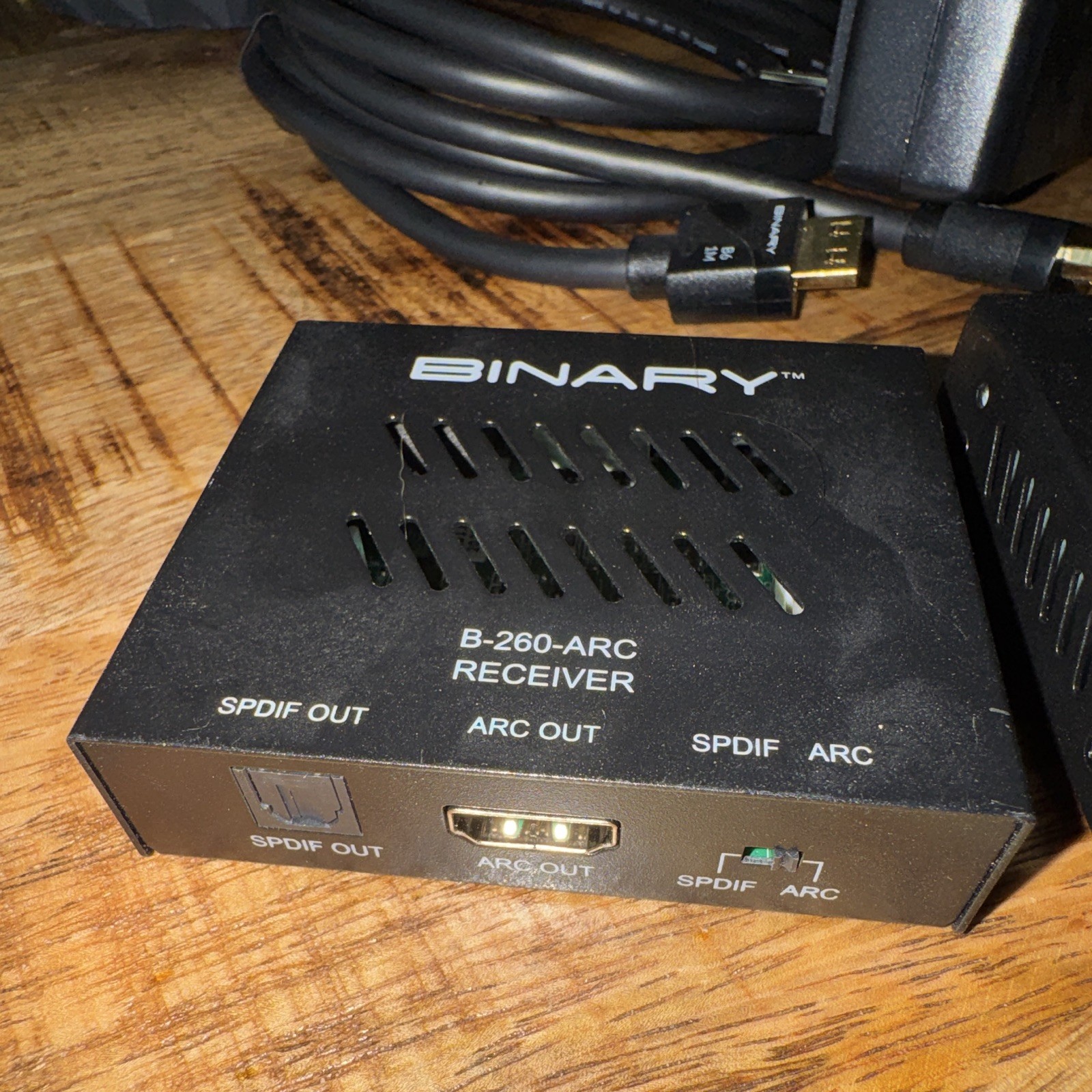 Binary B-260-ARC ARC Audio Extender Transmitter & Receiver TX/RX with 2 HDMI’s