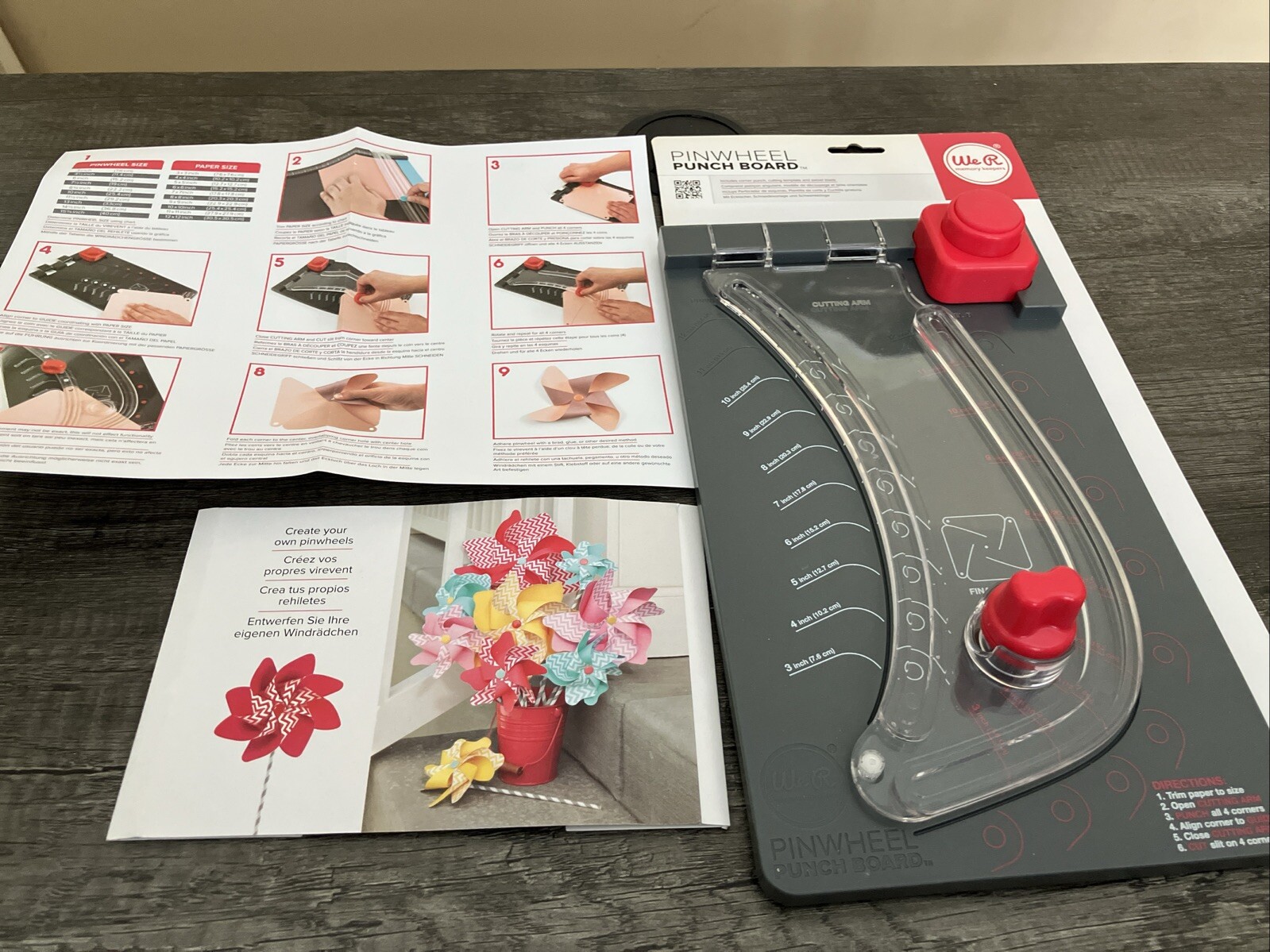 DIY - Pinwheel Punch Board - We R Memory Keepers  #713345-6 - Make it Yourself