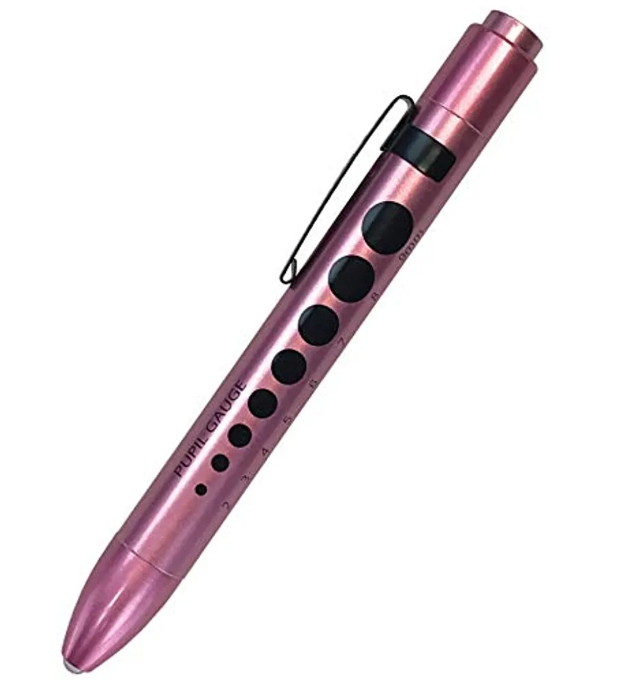 Prestige Medical Soft LED Pupil Gauge Penlight Rose