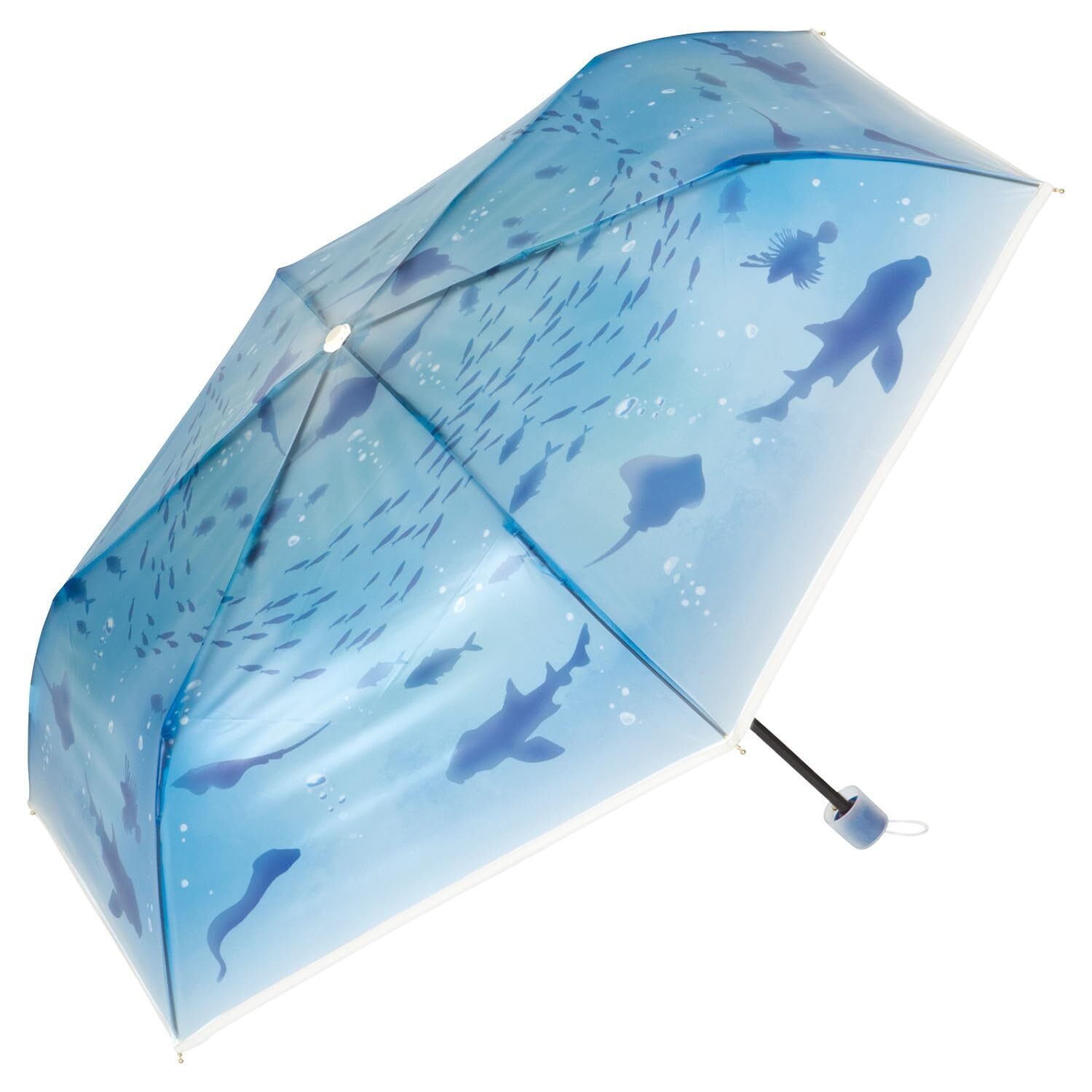 Wpc. Travel Folding Umbrella - Enoshima Aquarium Edition (Aquarium Color Ver.)
