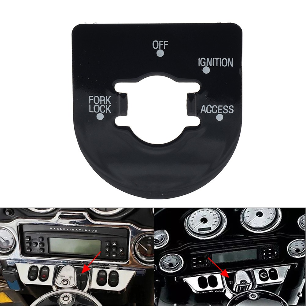 Ignition Switch Accent Panel Trim For Harley Street Electra Glide FLHTC Trikes