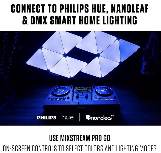 Numark Mixstream Pro Go Battery-Powered, Standalone Touchscreen DJ Controller