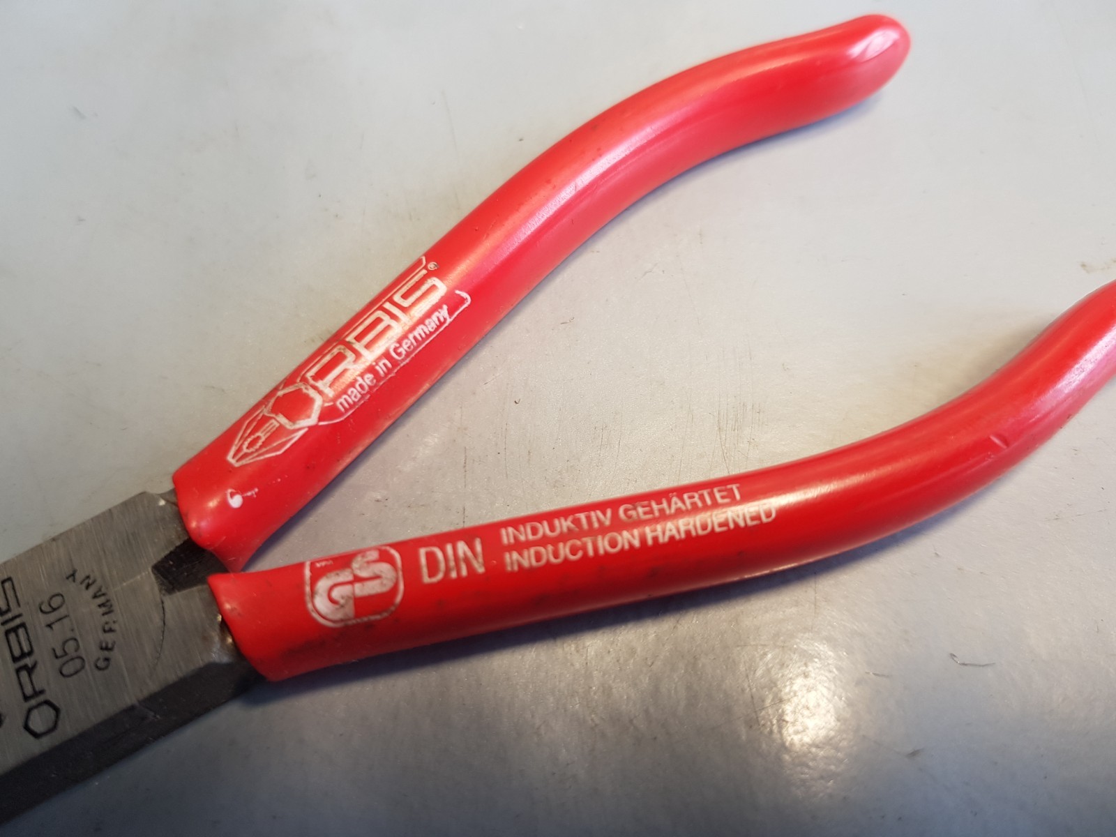 1x New Professional Orbis Germany Flat Nose Pliers Telephone Pliers Adjusting Pliers Ex Bundeswehr