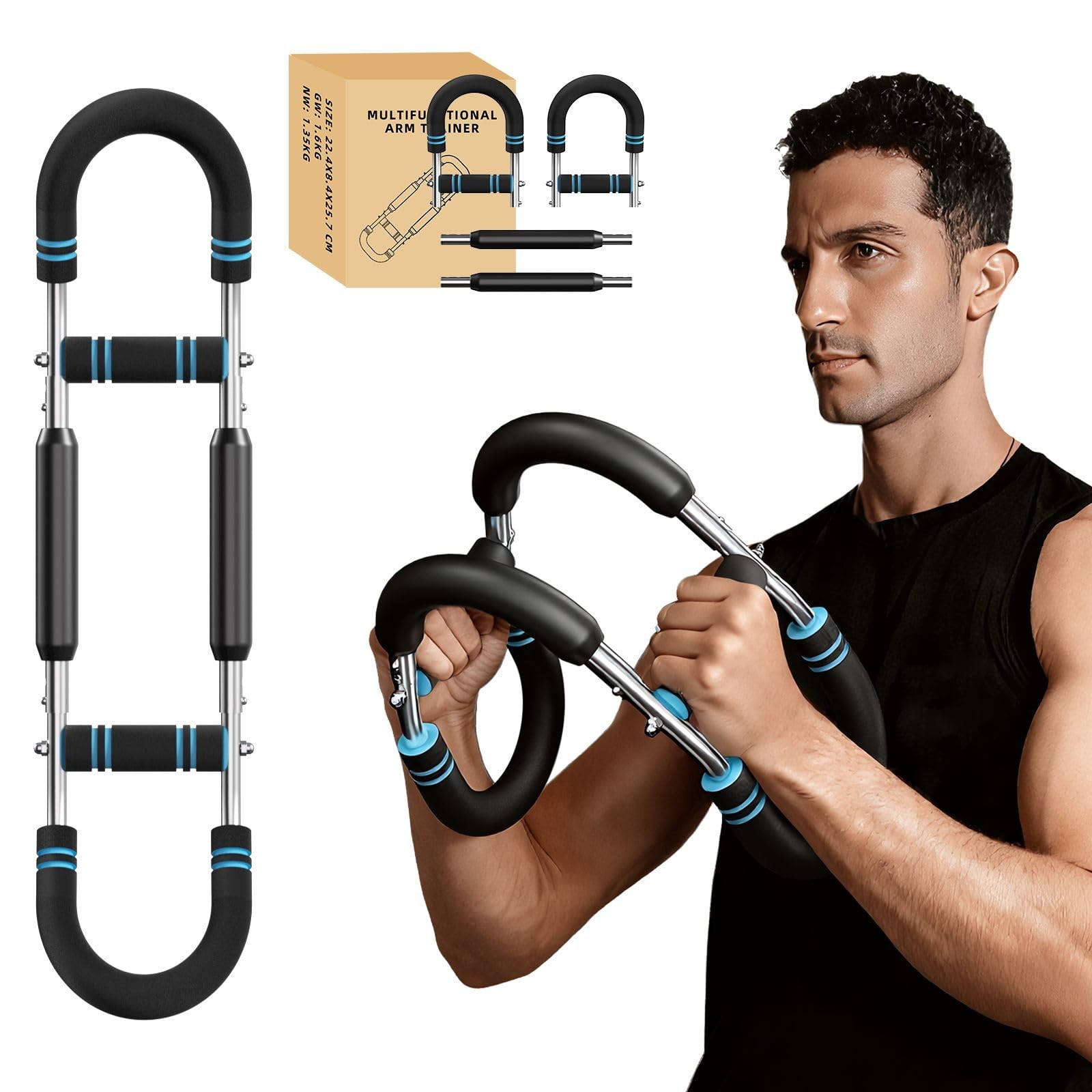 Twister arm Trainer, Adjustable Resistance Chest Workout Equipment,Forearm Po...