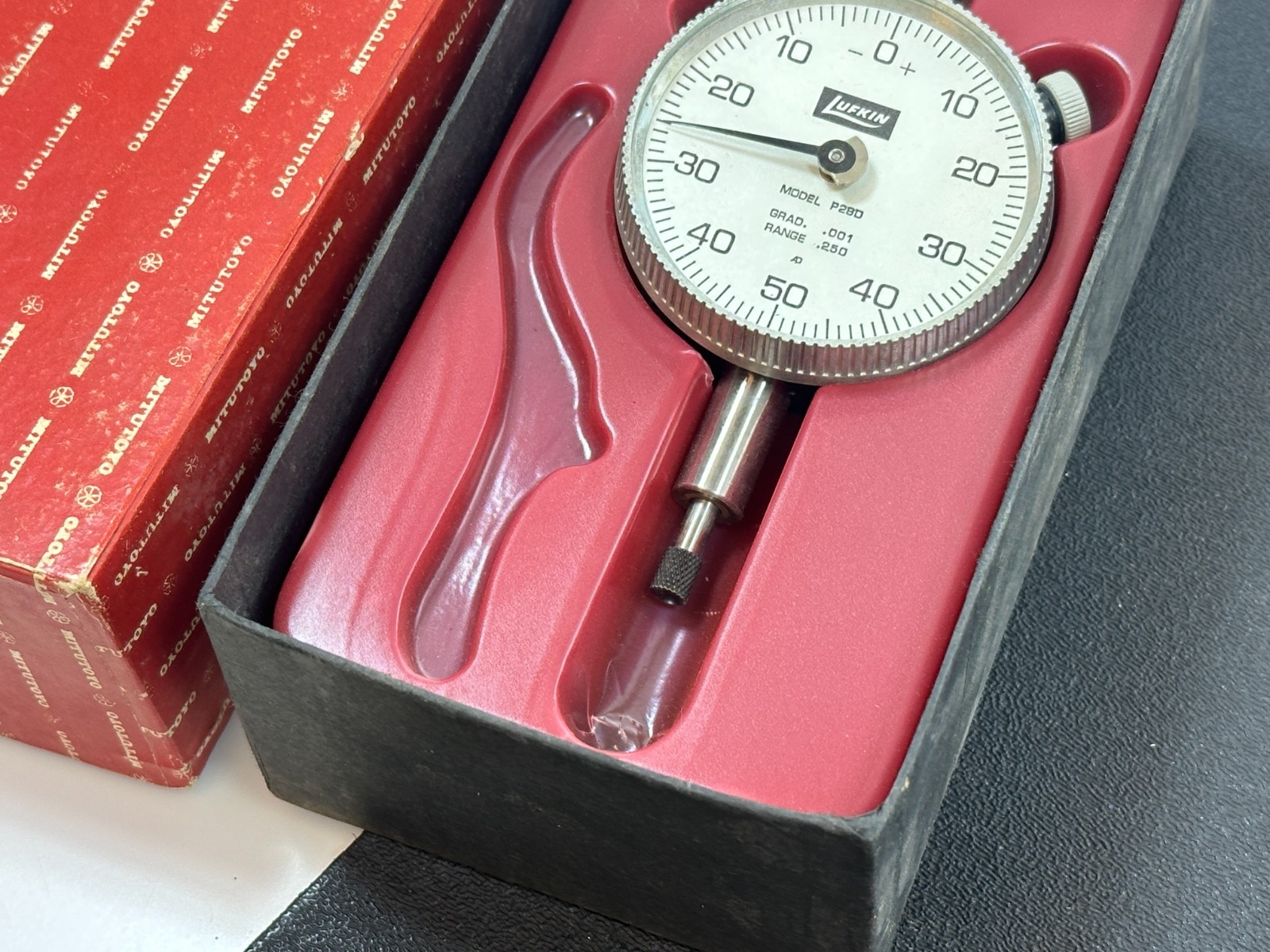 Lufkin Dial Indicator, Model P28D, GRAD .001 & Range .250