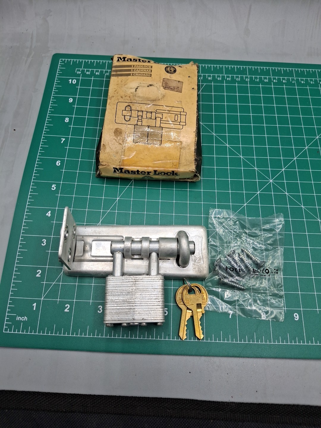 Master Lock Hasplock Model 475 HEAVY DUTY    NEW OLD STOCK