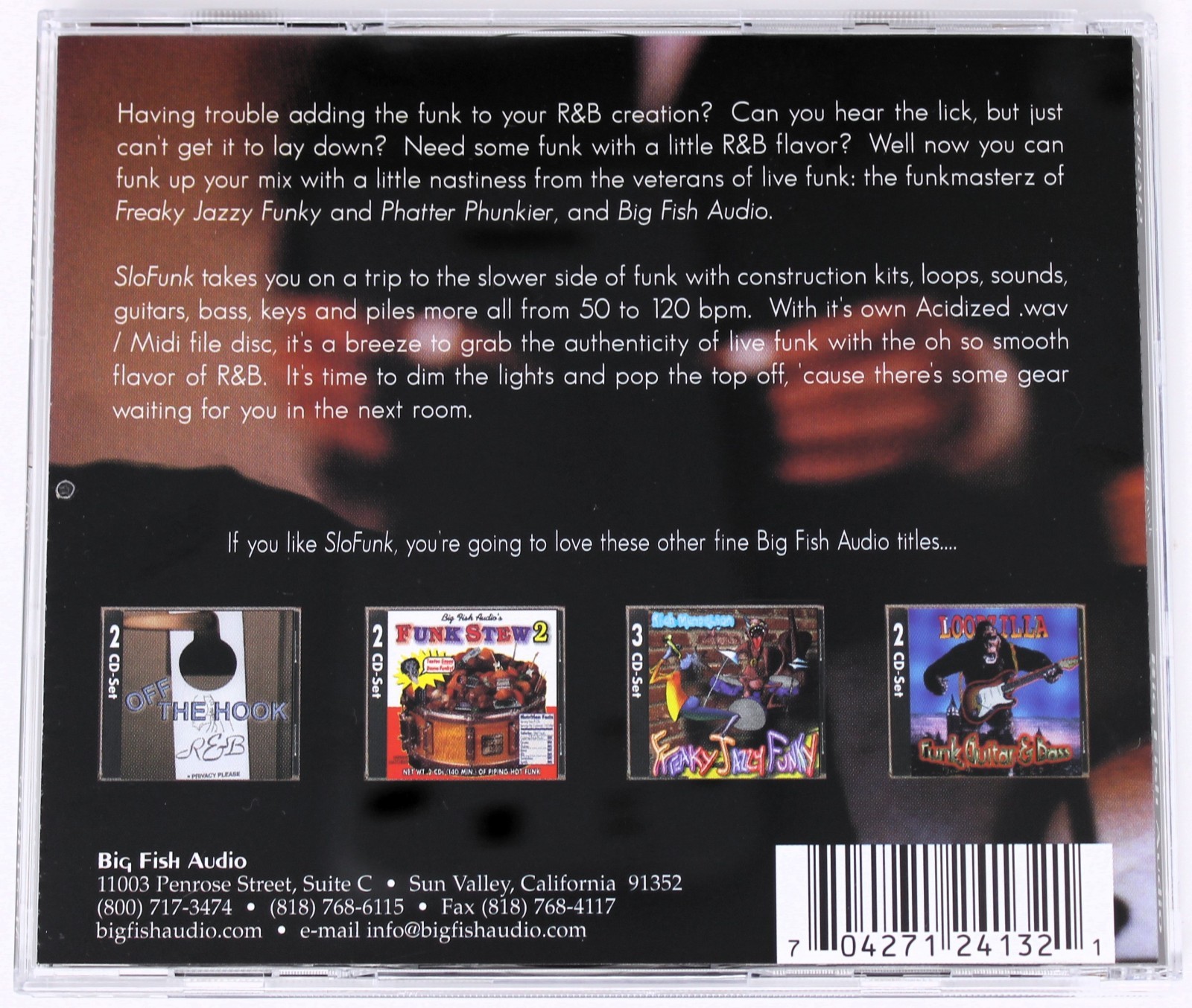 Big Fish Audio Slo Funk Sample Library/Sound Library/Sampling Double CD