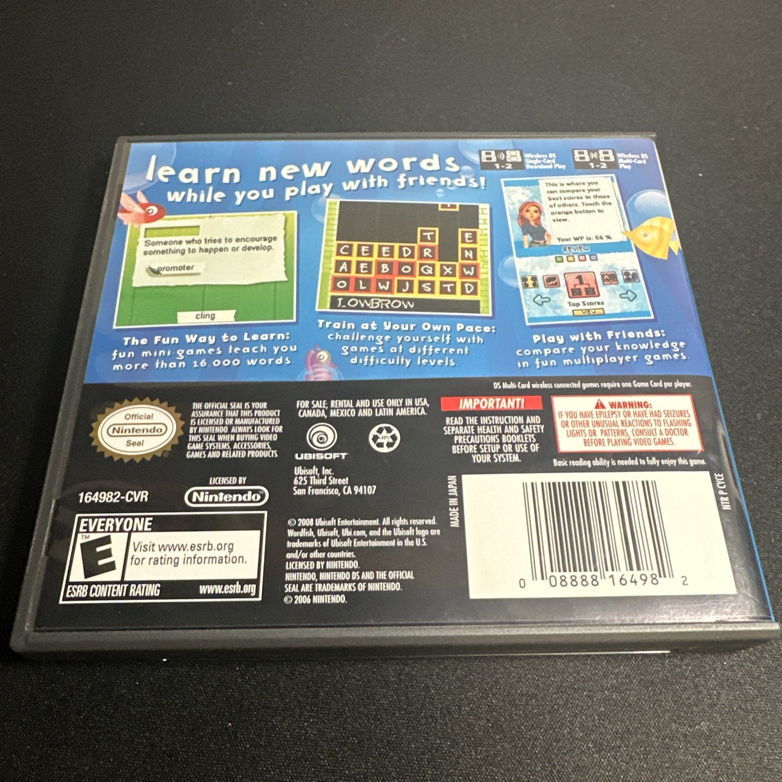 Nintendo, DS, Wordfish