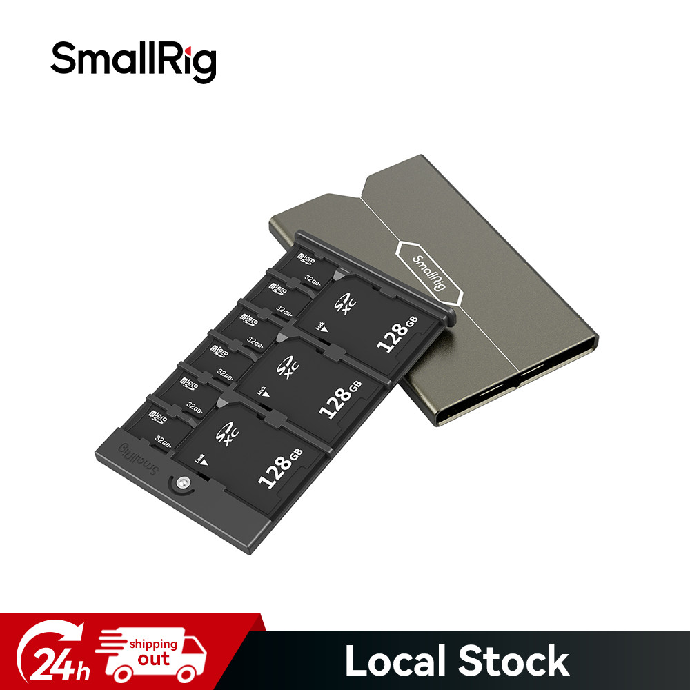 SmallRig Memory Card Case Holder Storage for SD / Micro SD / SIM Cards 2832
