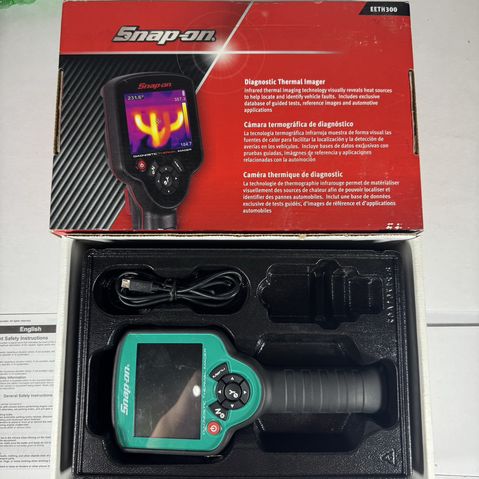 Snap On Diagnostic Thermal Imager EETH300 With Original Box + Manuals