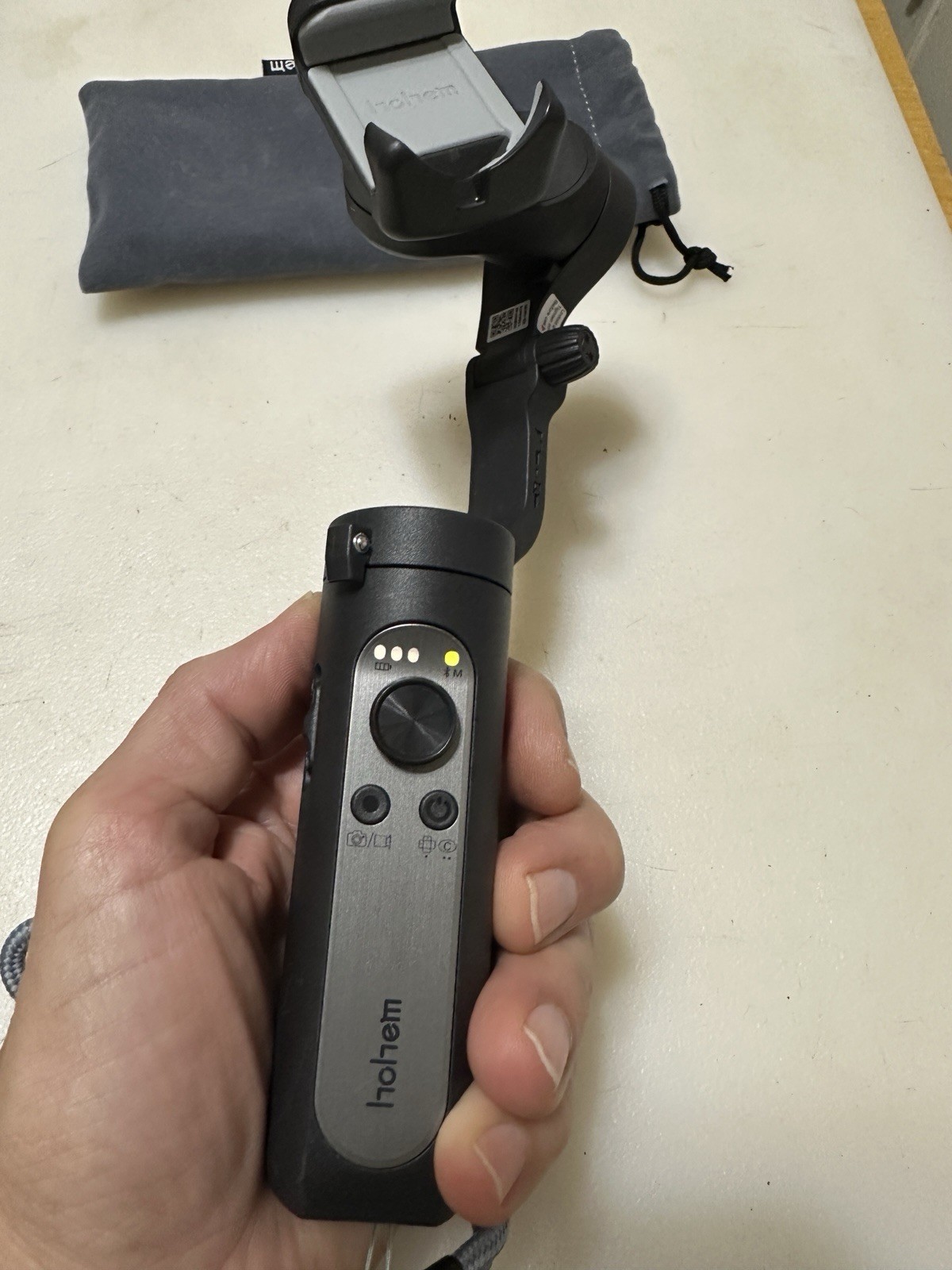 Hohem iSteady X Folding Smartphone Gimbal Stabilizer - Black