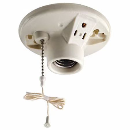 Leviton 9726-C 660 W, White, Medium Screw (E26)