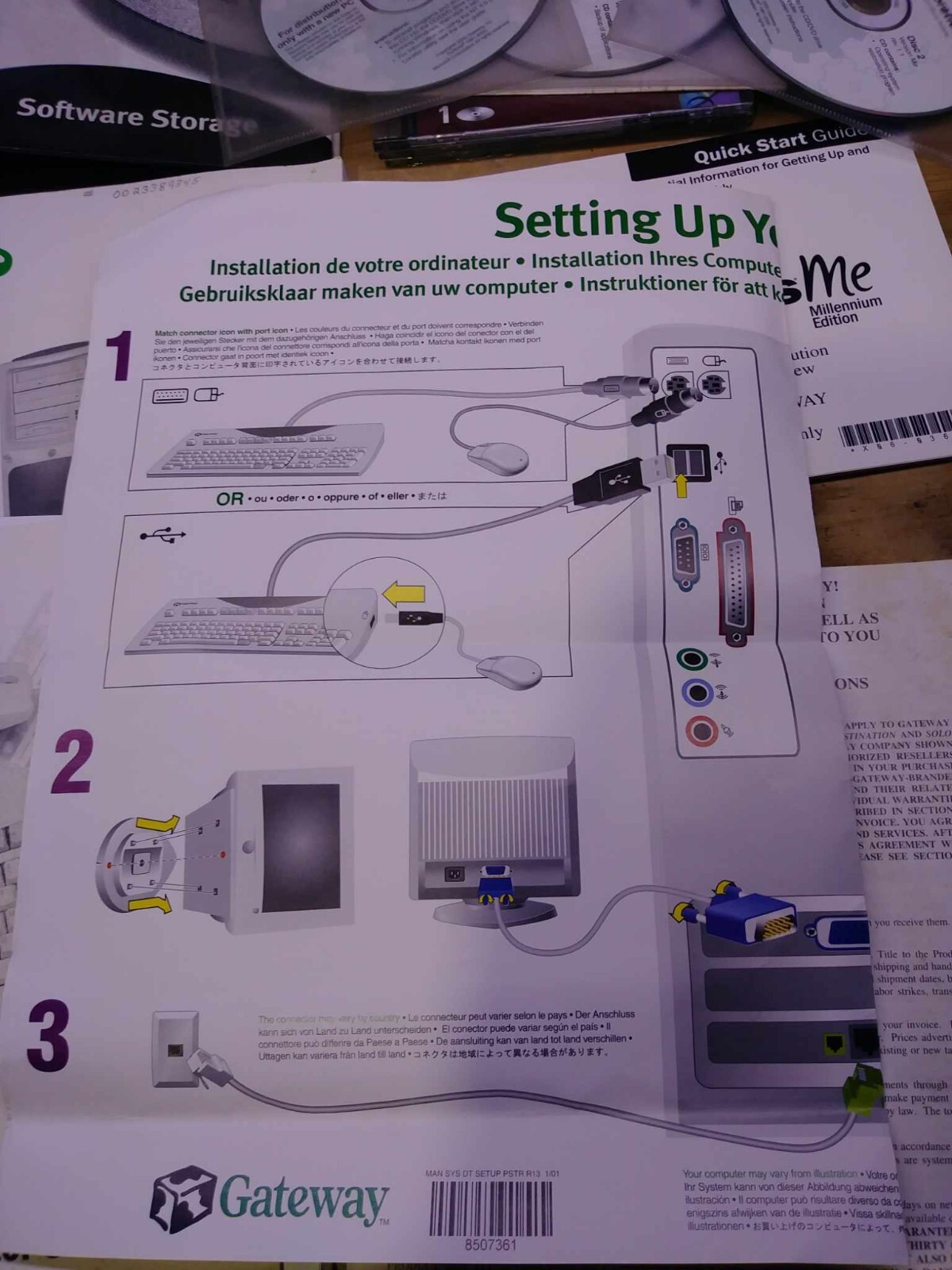 Gateway Computer User Guide EV 910 Using your PC System Restore LOT MAKE OFFER