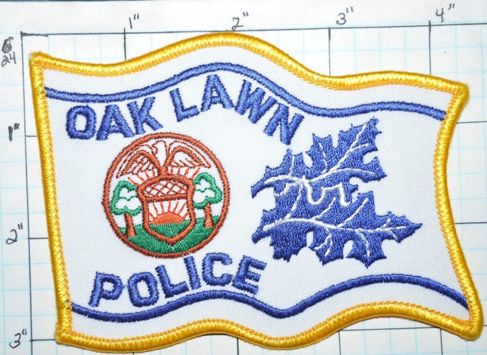 ILLINOIS, OAK LAWN POLICE DEPT PATCH