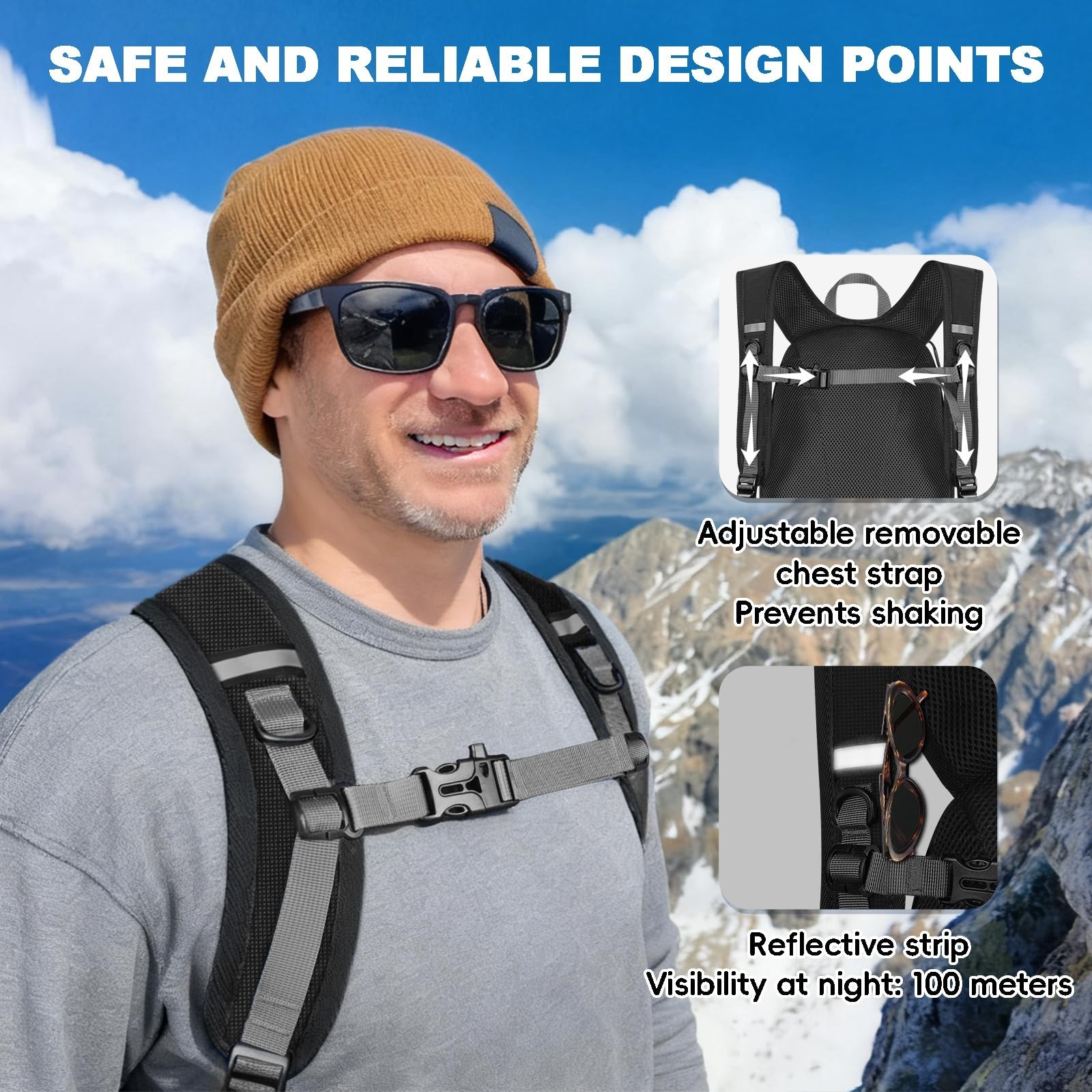 Seektop 20L Foldable Waterproof Hiking Backpack, Ultralight Small Lightweight...