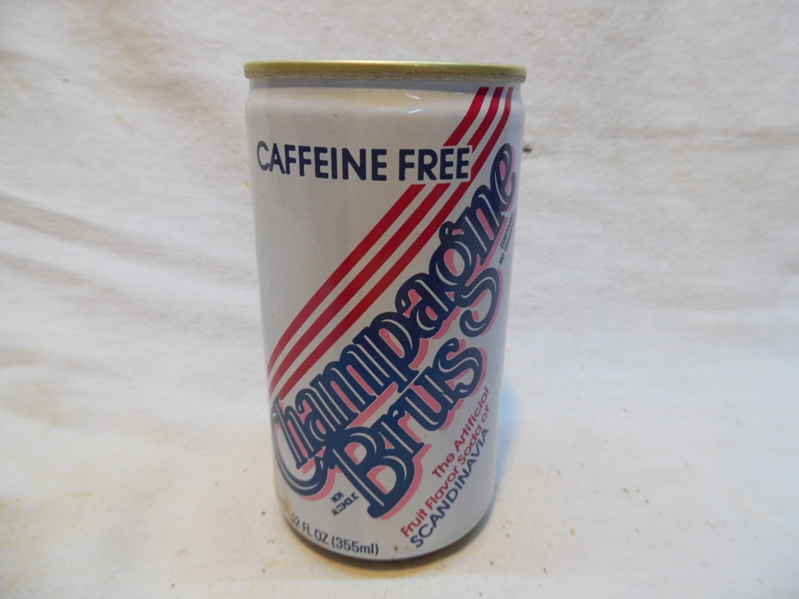 CHAMPAGNE BRUS CAFFEINE FREE SODA CAN~INTERNATIONAL SOFT DRINK, MINN. #73
