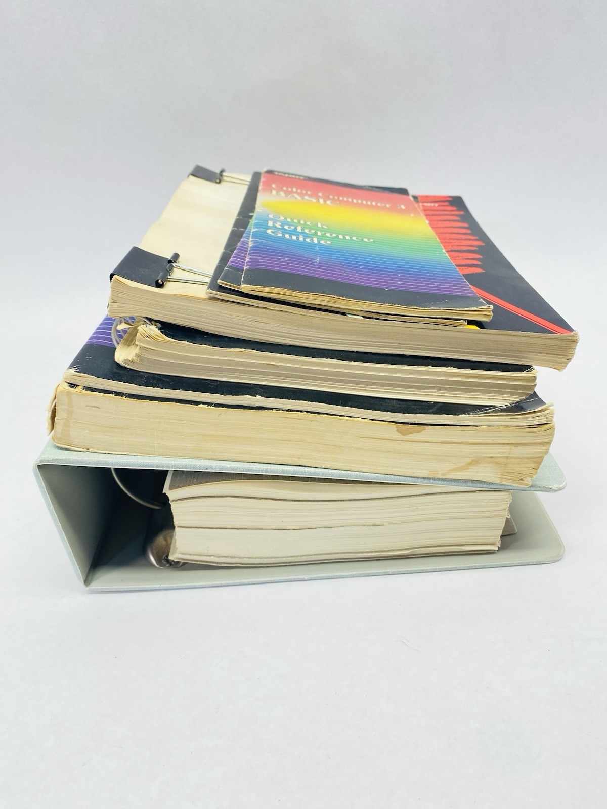 LOT Tandy Color CPU 3 OS-9 Level 2 Operating System Binder & Manuals Basic