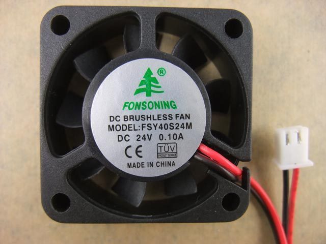 x10 FONSONING FSY40S24M 4010 40mm x10mm Fan 24V  0.10A VGA 2Pin 4709-010