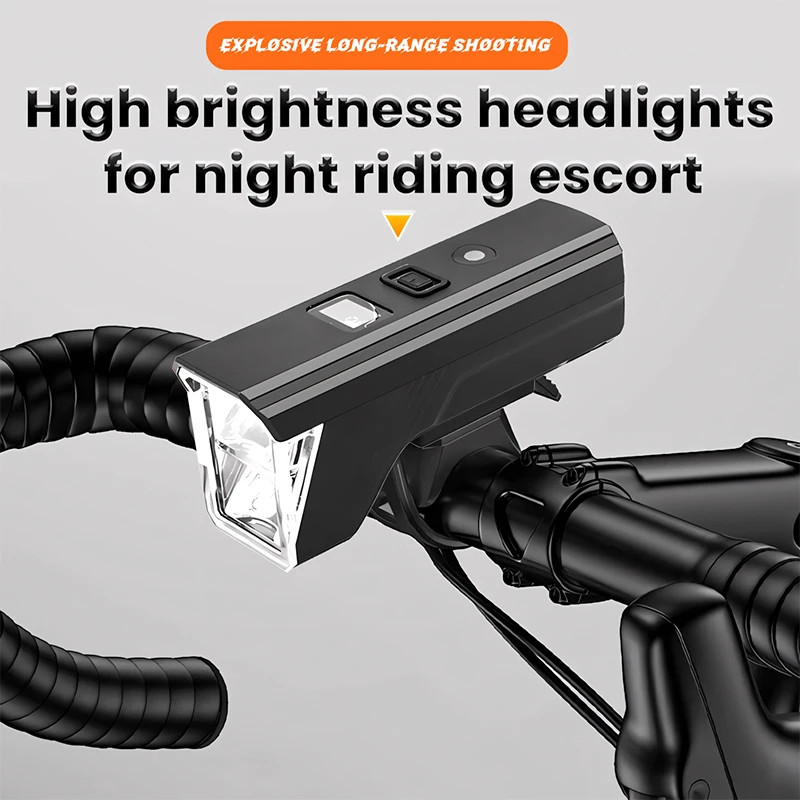 Bicycle Front Light 4000 Lumen Bike Flashlight 2000mAh Rechargeable Bike Safety