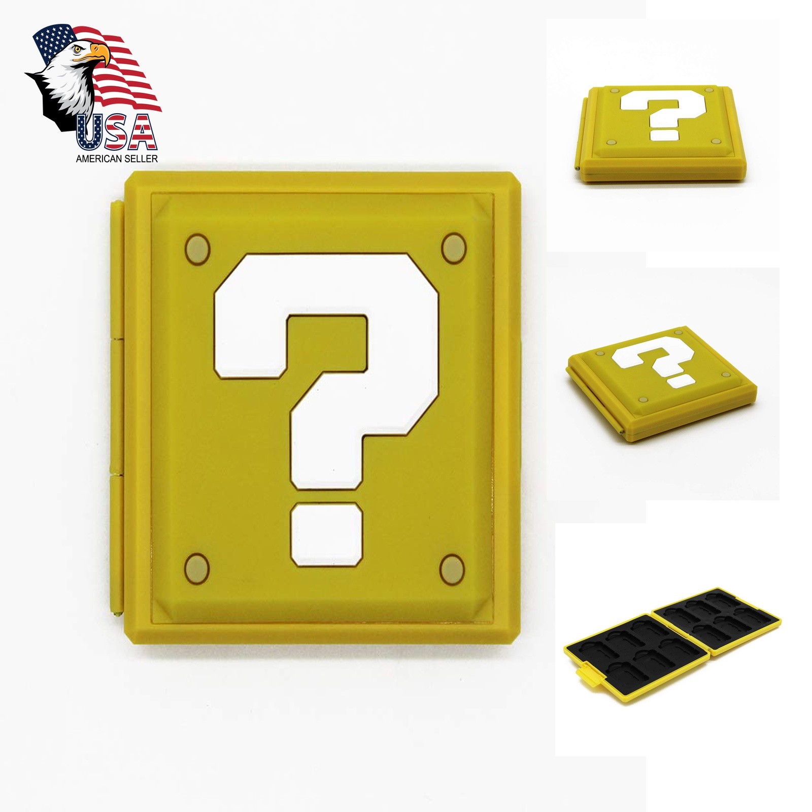 CellDesigns Switch Memory Card Case Question Block
