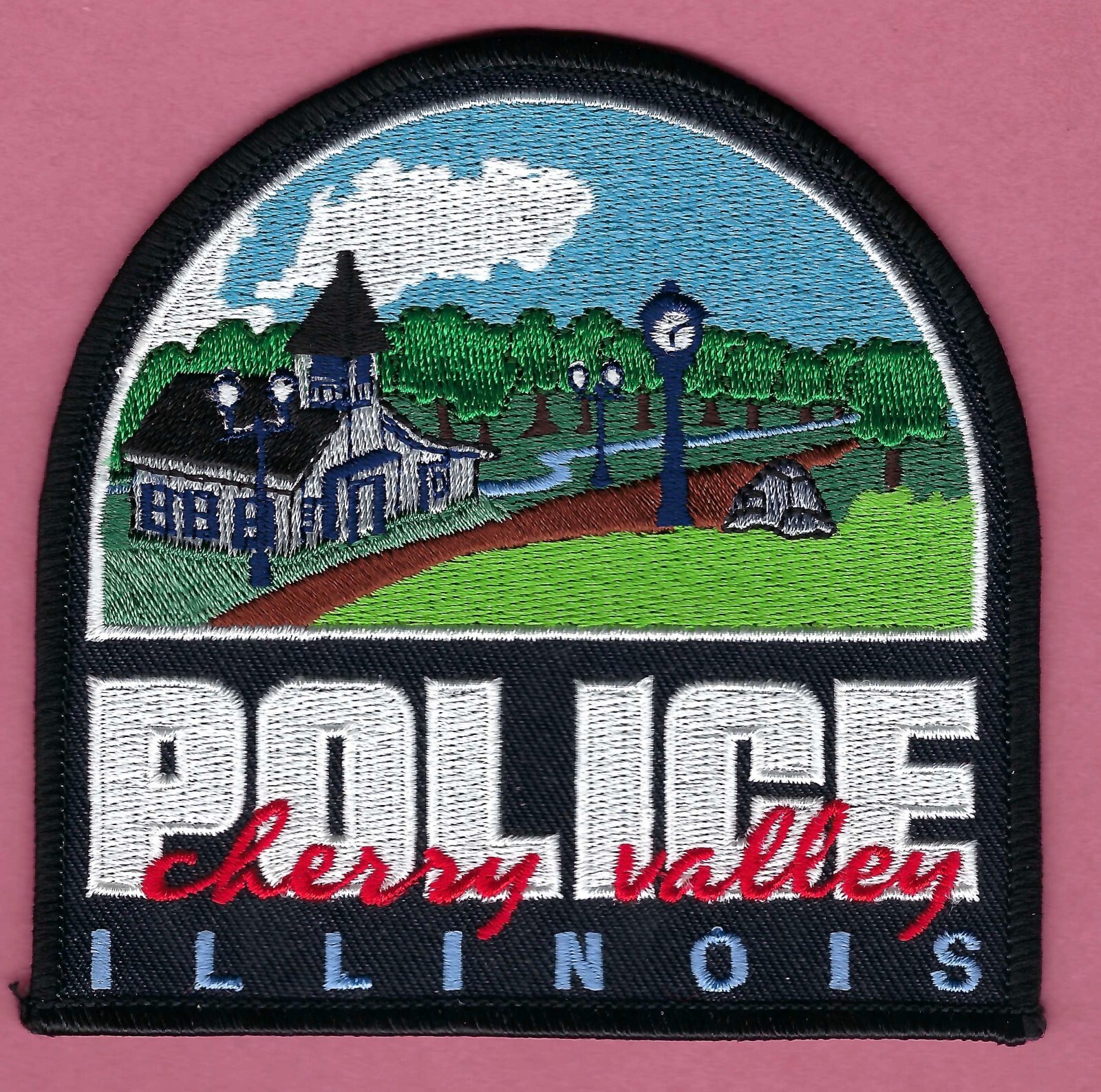 CHERRY VALLEY ILLINOIS  POLICE  SHOULDER PATCH