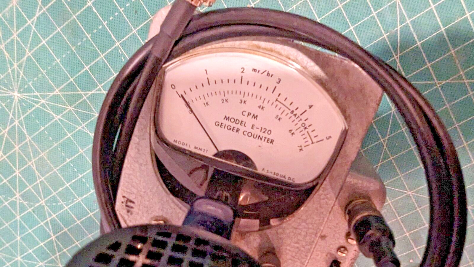 1x CLEAN Eberline E-120 Survey Meter And Probe Tested, Verified, and GUARANTEED