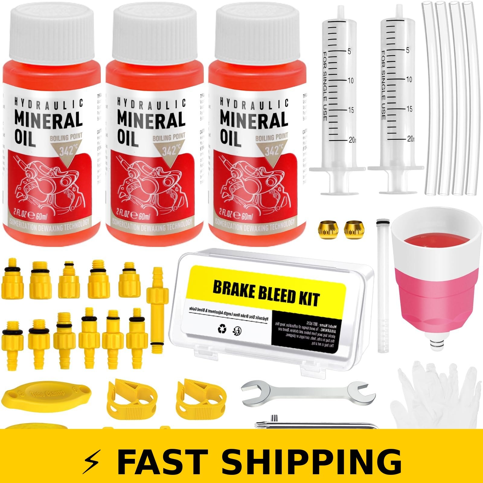 HYHJMISTY Brake Bleed Kit for Shimano TEKTRO TRP Disc Brakes