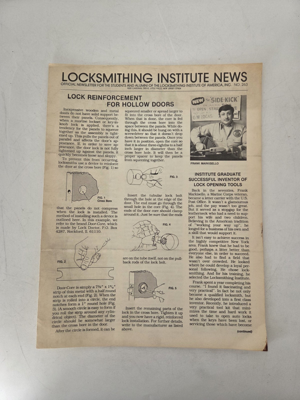 Vintage Locksmithing Institute Newsletter