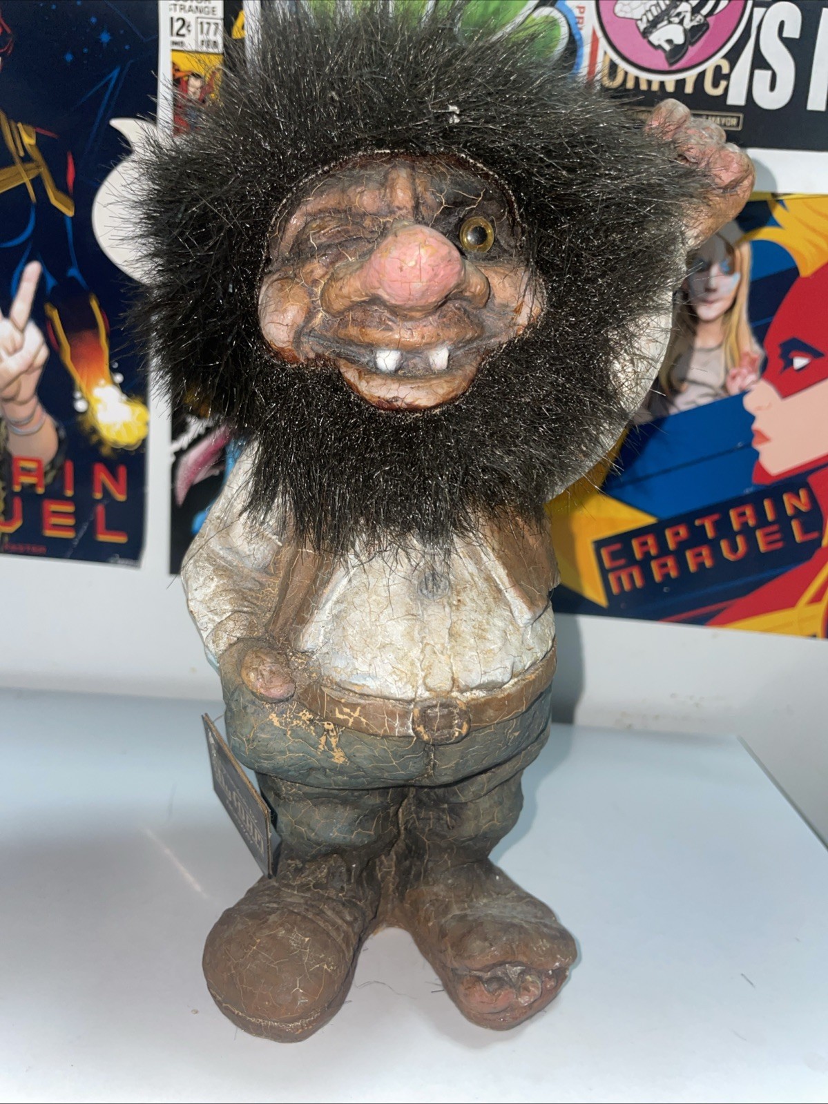 Nyform Troll No. 106 Rjukan Troll Figure Norway Hitchhiker Troll