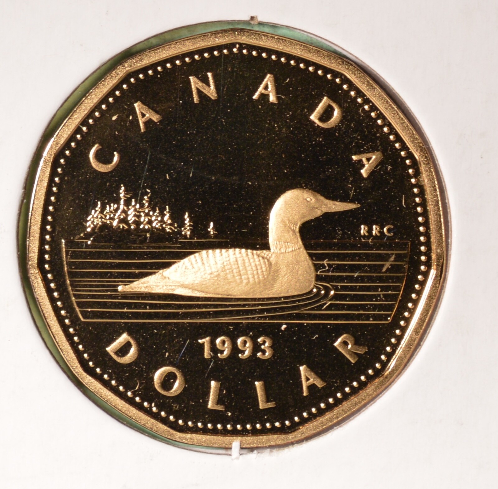 1993 Canada PROOF Loonie - $1 Dollar
