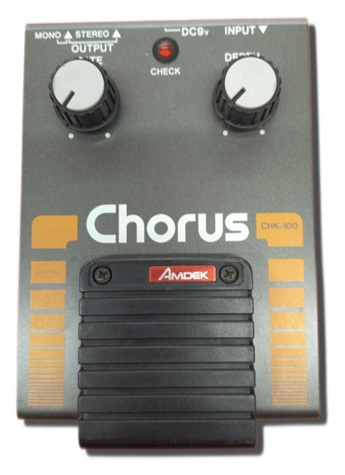 Amdek CHK-100 Chorus Effects Pedal Tested & Works 29717