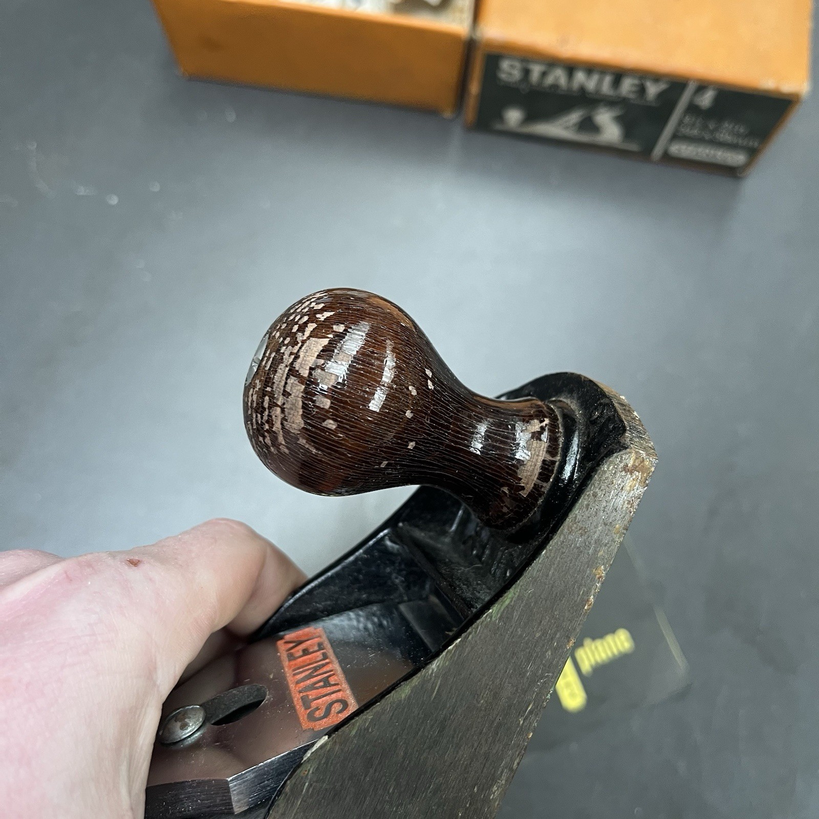Stanley No4 Vintage Hand Plane (Original box)