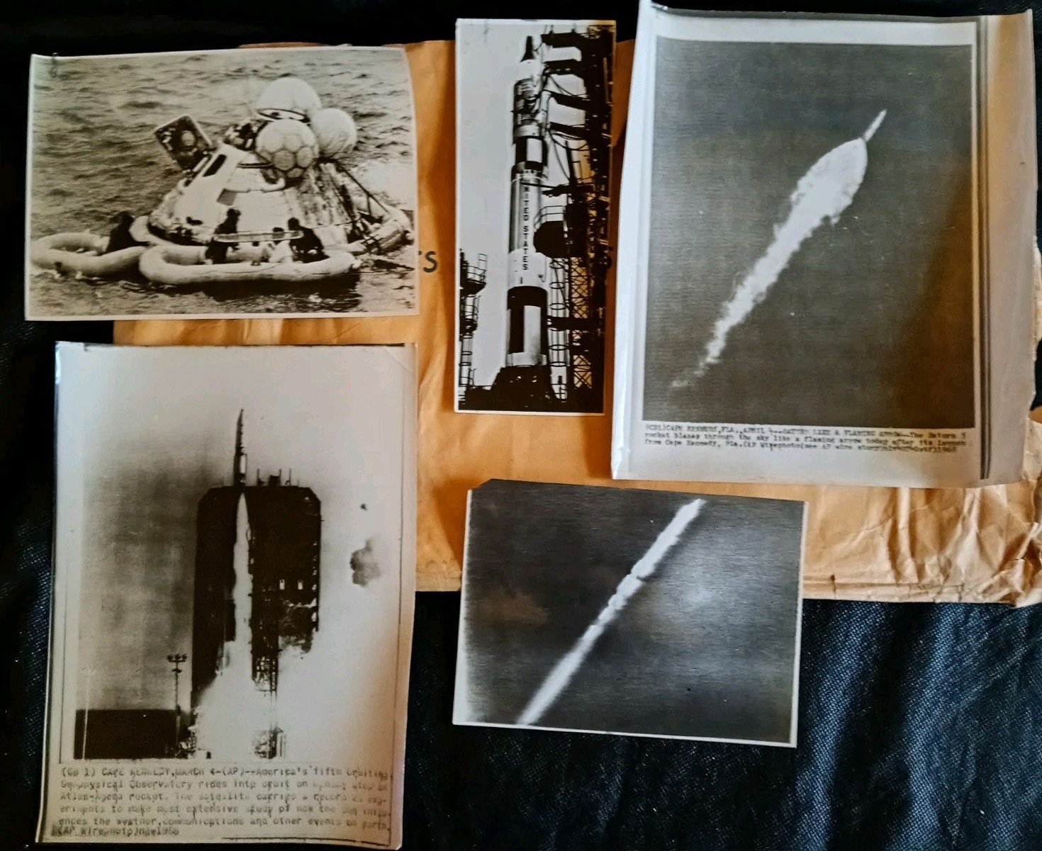 Vintage 1960s NASA Space Program Press Archive - 16 Photos & 5 Negatives - DHL