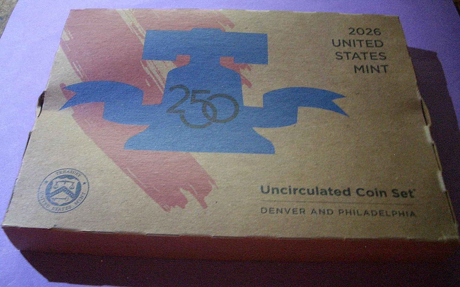 2026 USA 250 1776-2026 COIN MINT SET P&D WITH DUAL DATE PENNY( READY TO SHIP)