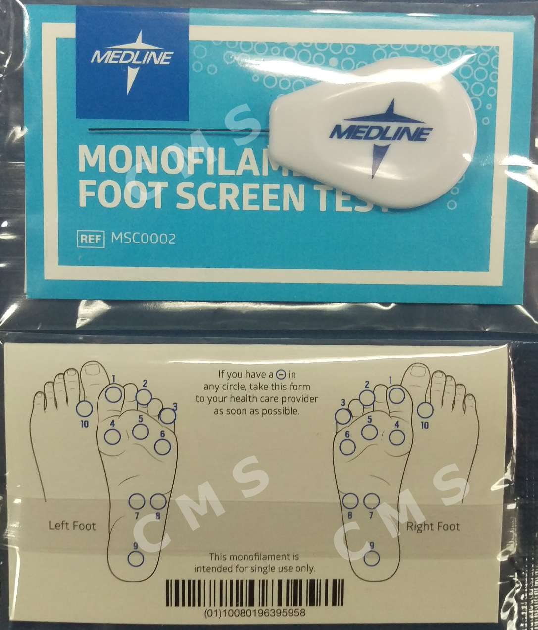 MEDLINE Neuropathy Monofilament Tester Foot Filament Screen Test 5.07 10g -1-