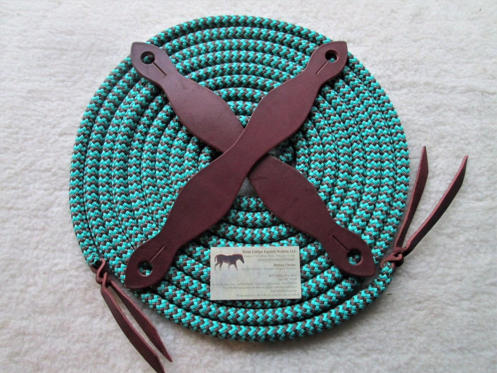 22' Mecate Reins w or w/o Slobber Straps!   Choose from 10 colors! USA