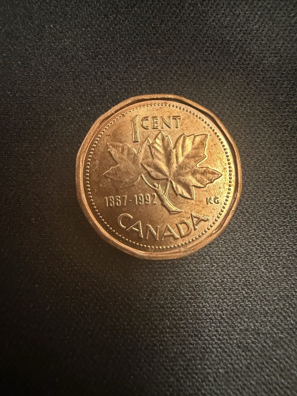 1867-1992 RARE Canadian 1 Cent Penny RD Die Errors -125th Anniversary Of Canada