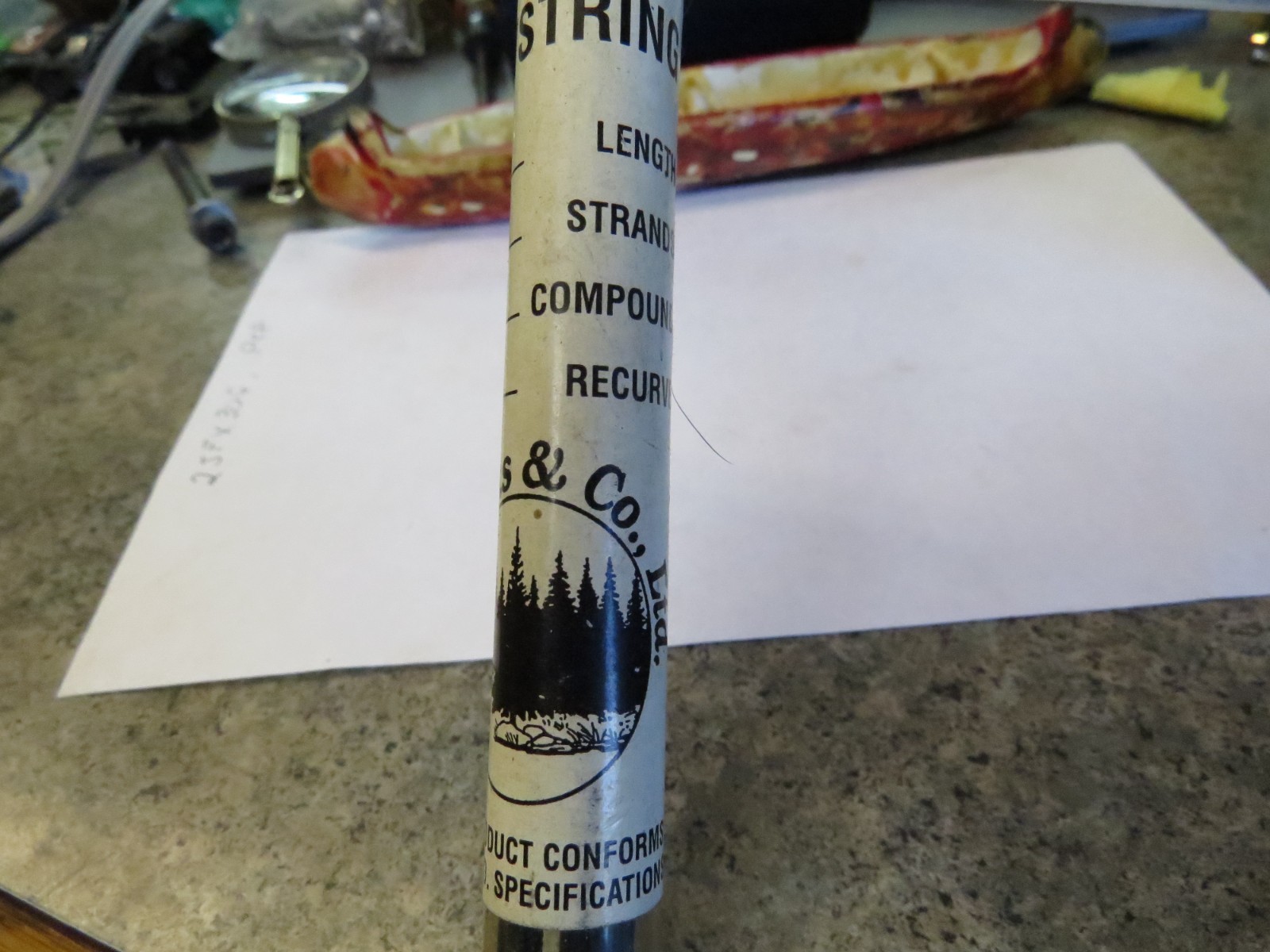 Custom Bow String - Traditional Recurve/Compound, 41", Bill Hicks, 18 Strand