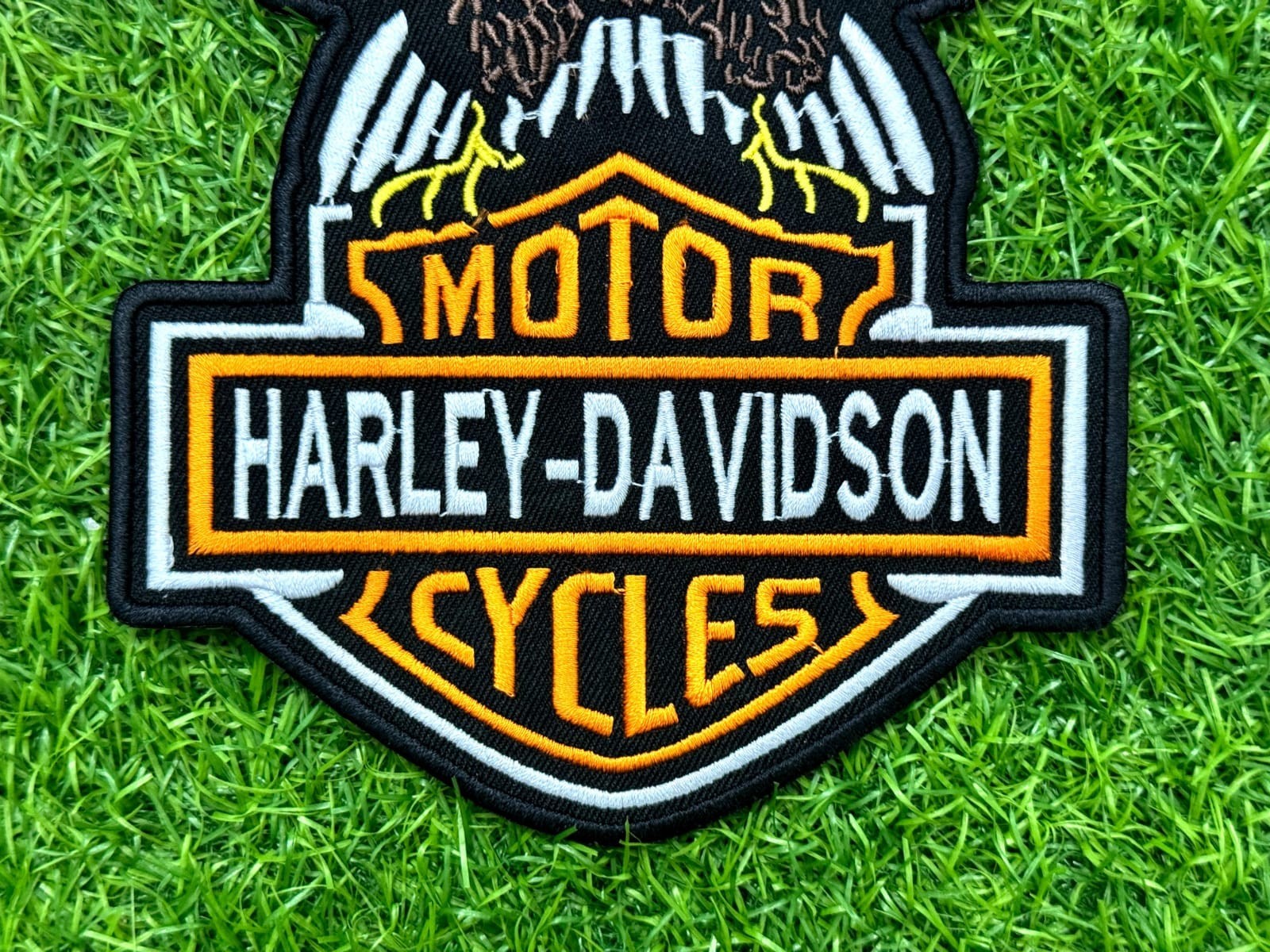 Harley Davidson Patch Motorcycle Jacket Vest Back Patch Large Iron On