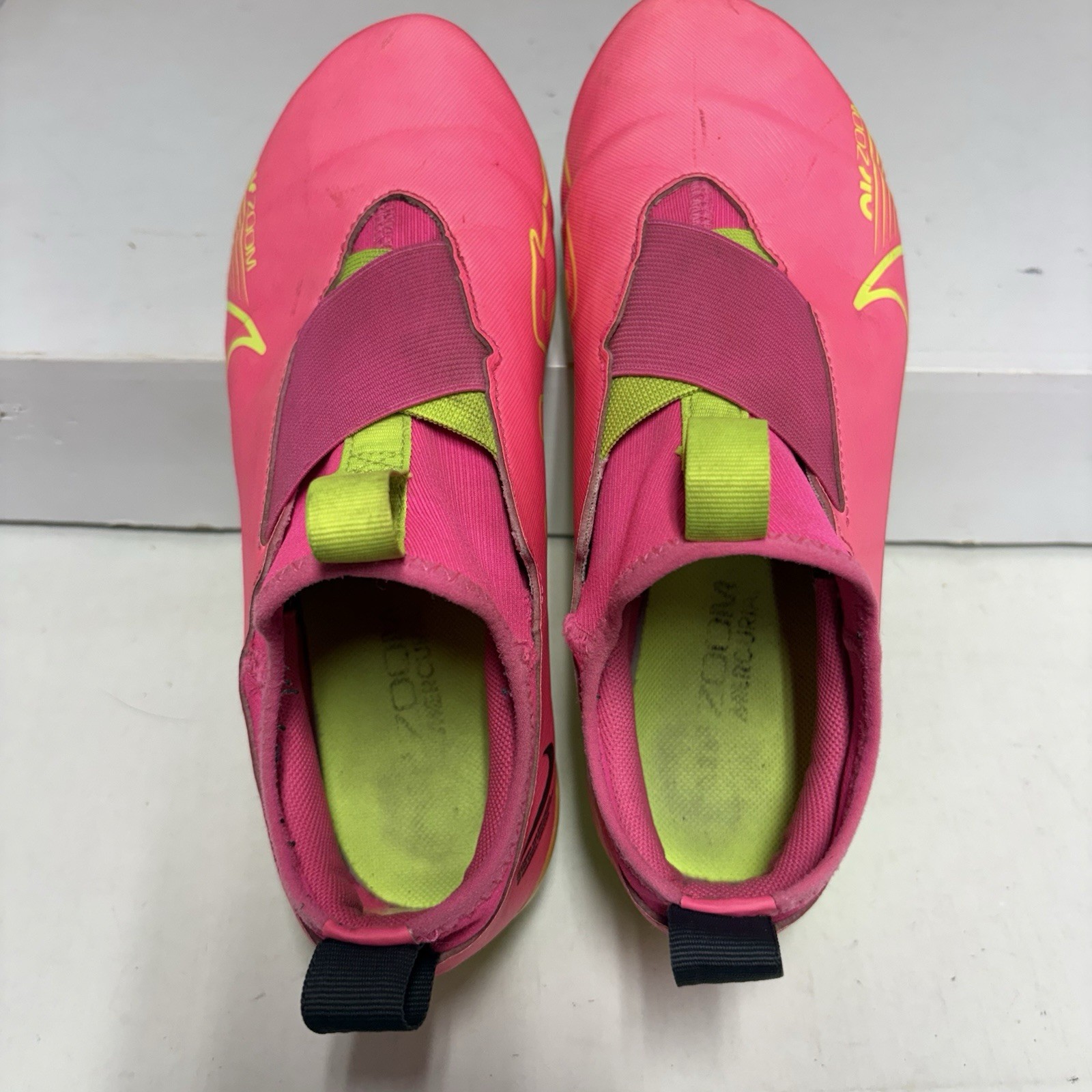 Nike Zoom Vapor 15 Academy FG MG - Pink - Kids size 6y - DJ5617-605