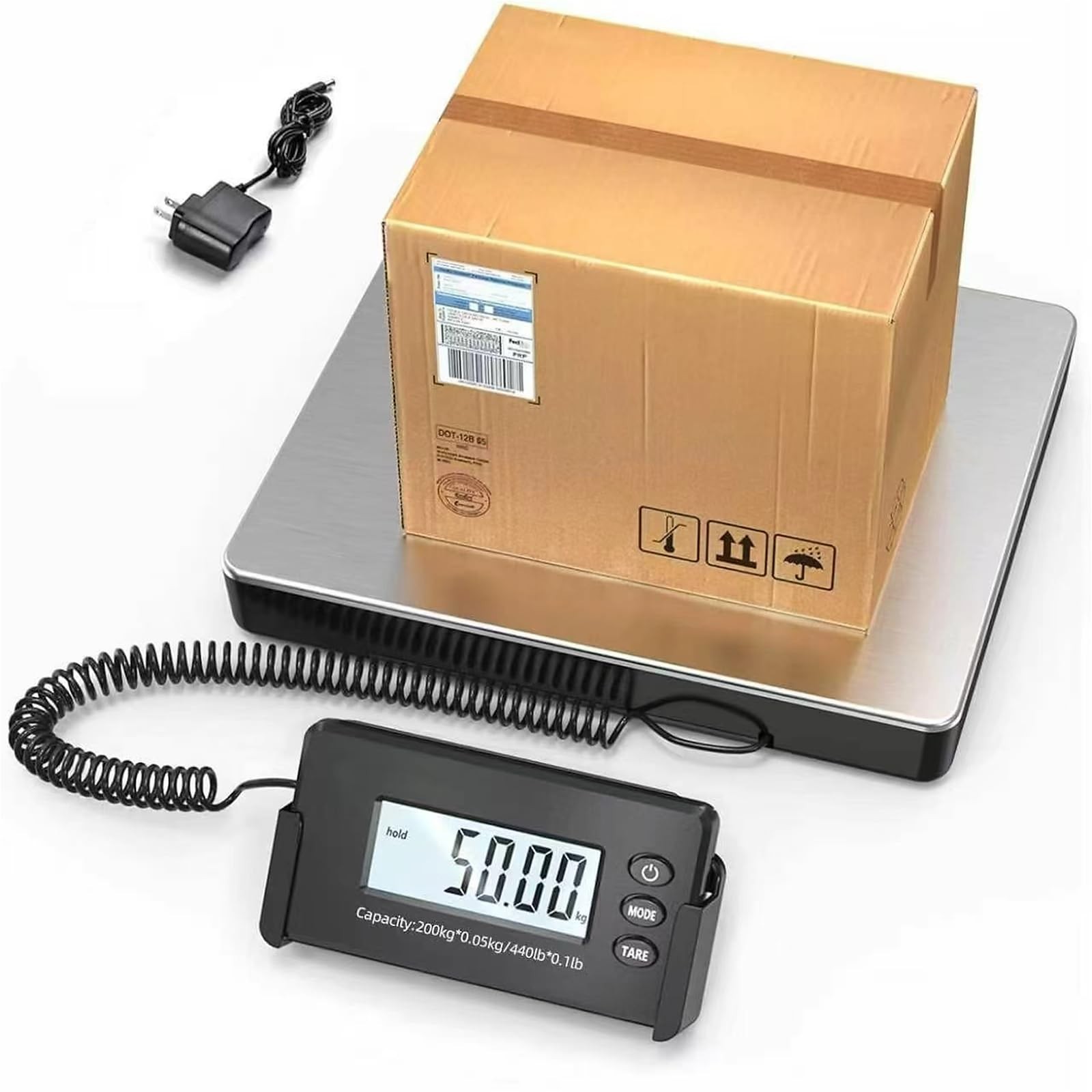 Shipping Scale for Package,440 LBS High Precision Wall Mounted Postal Scale,D...
