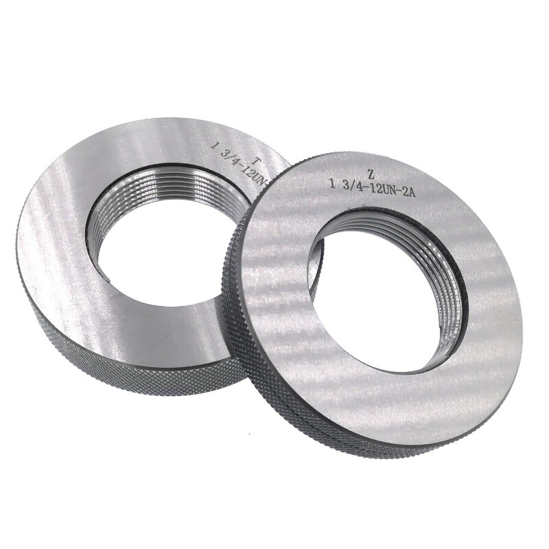 Thread Ring Gage 1" 3/4-12 UN 2A Thread Ring Gauge GO NOGO 1 3/4-12 UN 1 Set