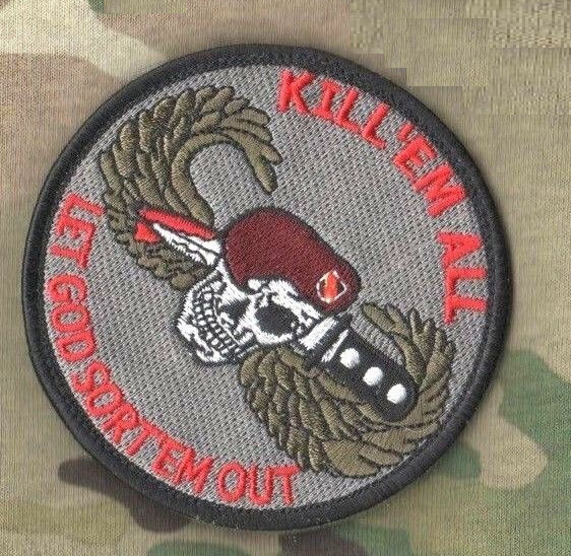 DAESH BASHER JOINT SPECIAL OPERATIONS TASK FORCE-A JTF ANA COMMANDO vêlkrö PATCH
