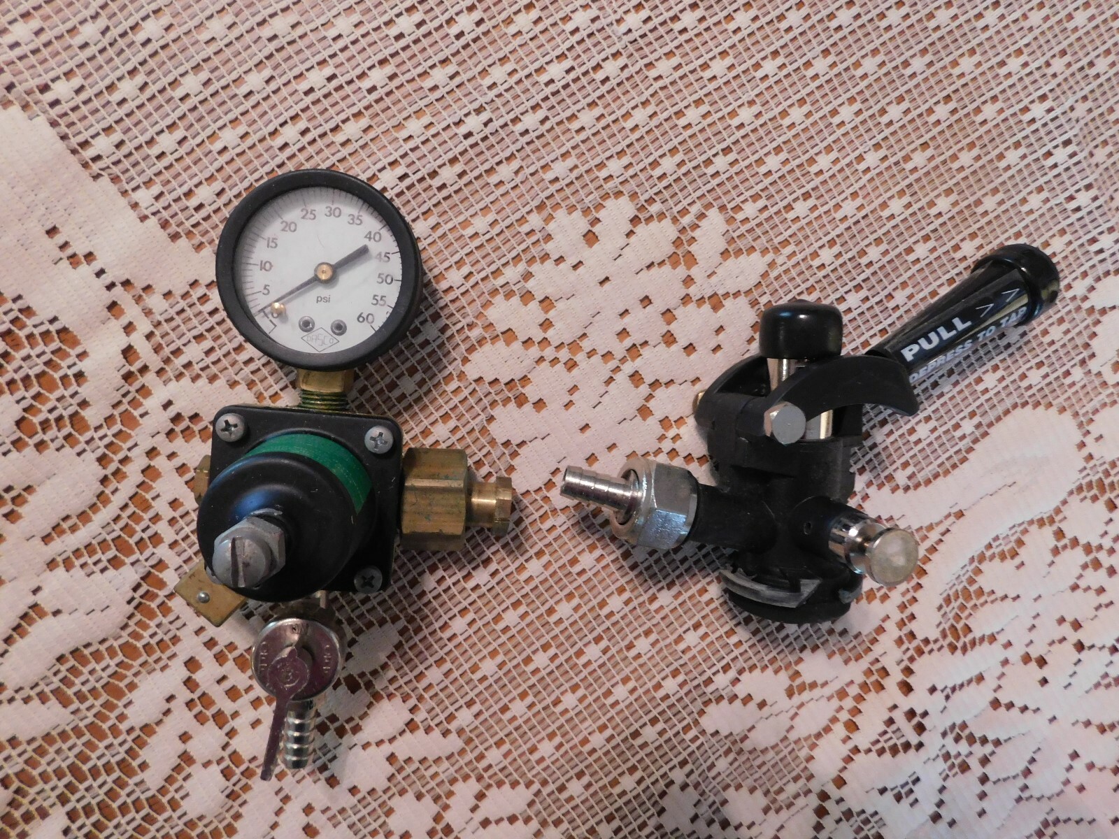 Beer Tap & Regulator-fits Anheuser Busch Kegs
